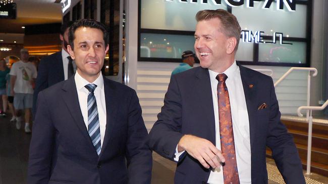 Queensland Premier David Crisafulli and Deputy Premier Jarrod Bleijie. Picture: Supplied