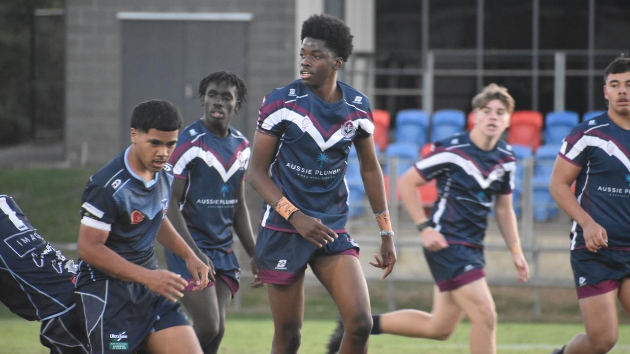 Velonte Baruani in action for the school’s Langer Reserves side last year.