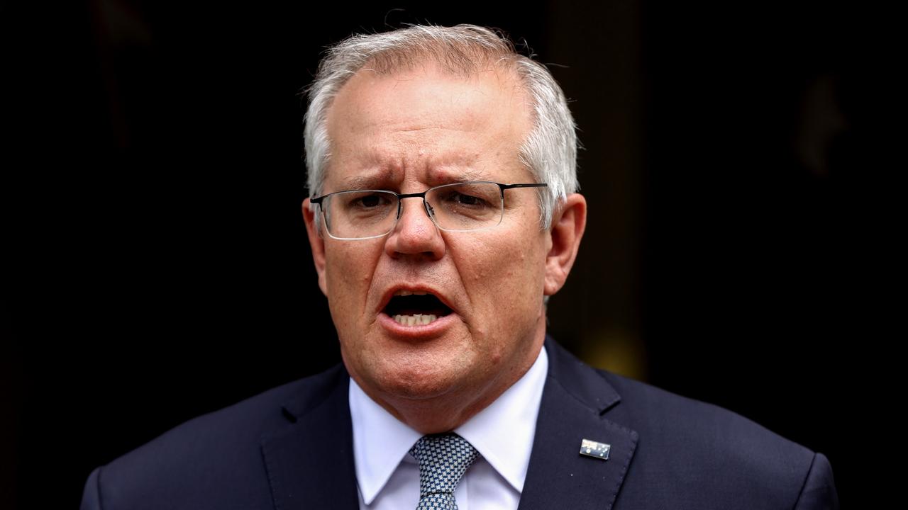 Prime Minister Scott Morrison shut down Perrottet’s plans to reopen to tourists on November 1. Picture: Brendon Thorne/Getty Images.