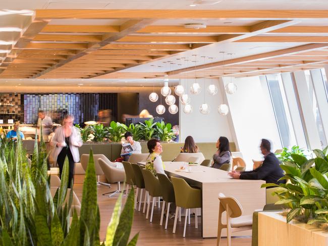 Qantas has just opened its new lounge in Los Angeles. Picture: Pawle Fred