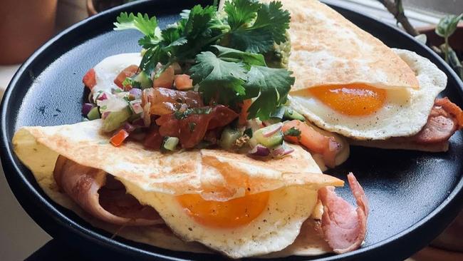 A breakfast dish at Sazon in Mount Barker.