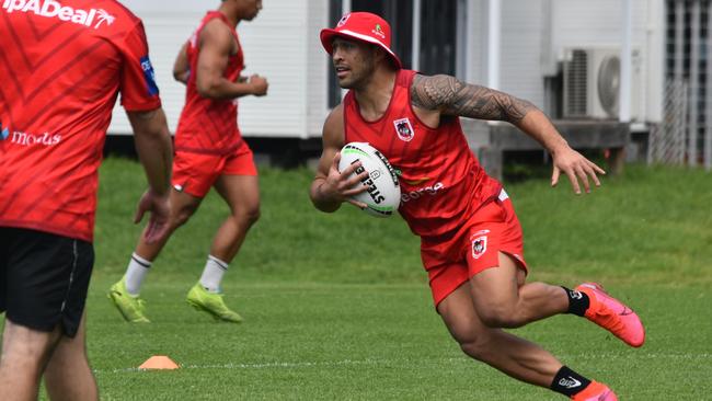 The winger says there is a good feel in the Dragons camp.