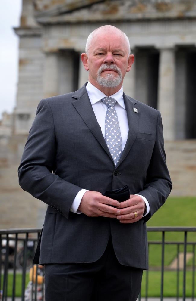 Shrine of Remembrance chief executive Dean Lee. Picture: Andrew Henshaw