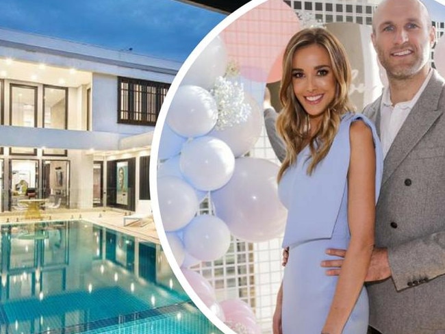 Chris and Bec Judd art for Herald Sun realestate