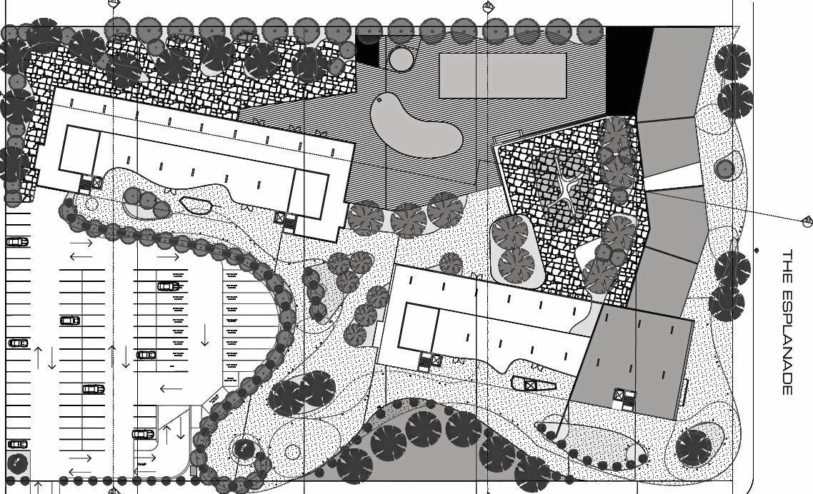 SKYSCRAPER PLANS: Details of the proposed skyscraper development in Urangan. Picture: Contributed