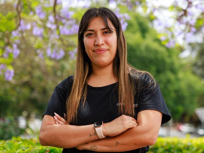 Daily Telegraph. 12, November, 2024.Camila Llanos, 29, in Concord, today.(Story - EXCL: New data showing a massive exodus of young people from Sydney). Picture: Justin Lloyd.