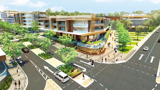 An artist’s impression of Carseldine Village. Source: State Government