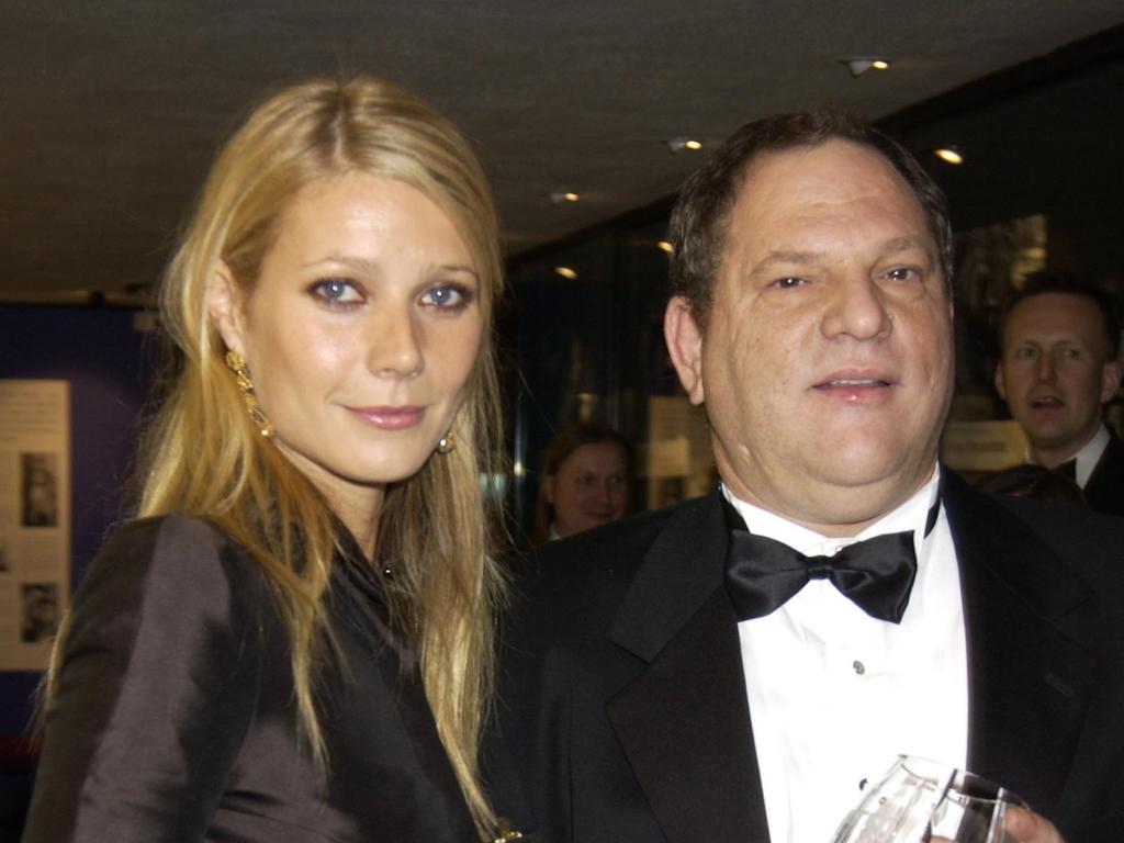 Actress Gwyneth Paltrow and Weinstein in 2002. Picture: Getty