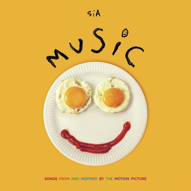 Artwork for 'Music: Songs From and Inspired by the Motion Picture', an album by Sia Furler released in February 2021.