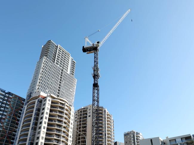 Sydney is the crane capital of Australia. Picture: NCA NewsWire / Damian Shaw