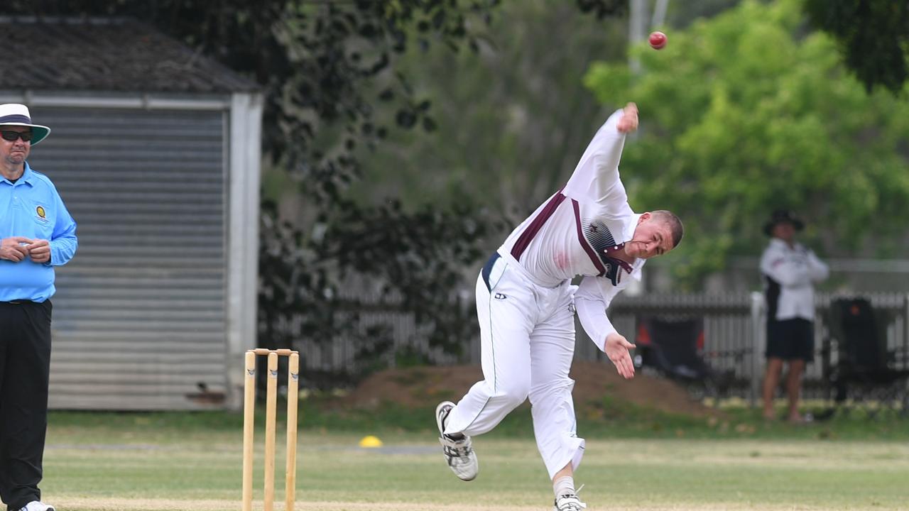 CRICKET Nth Qld U21 championships: Mackay-Whitsunday's Jack Dwyer bowls