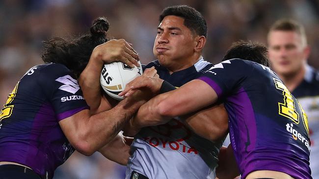 Melbourne worked hard on shutting down Jason Taumalolo. (Mark Kolbe/Getty Images)