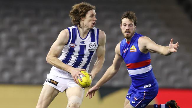 Ben Brown and North Melbourne have struggled this season. Picture: Michael Klein