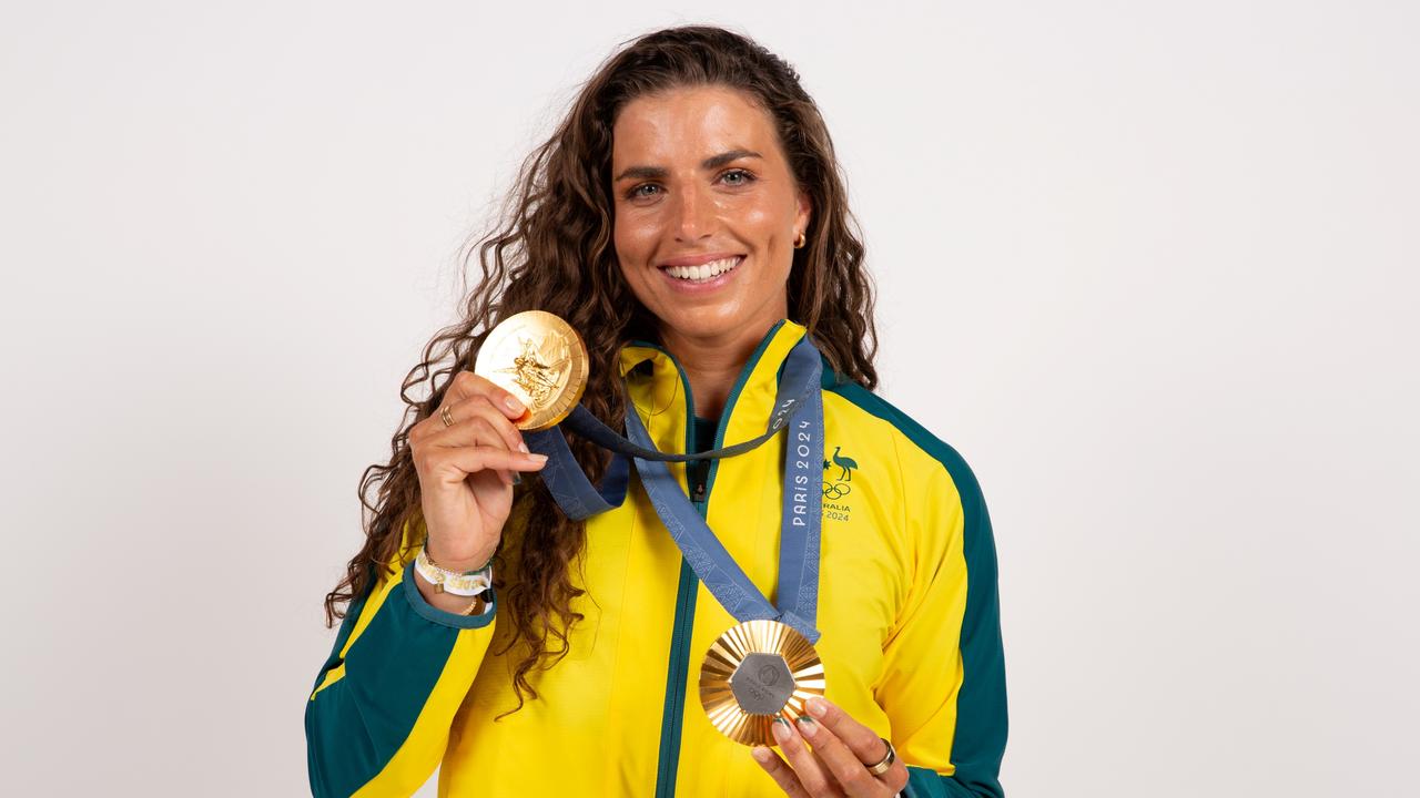 Jessica Fox won the women’s kayak single and canoe single at the 2024 Paris Olympics. Picture: Thibaud Moritz-Pool/Getty Images