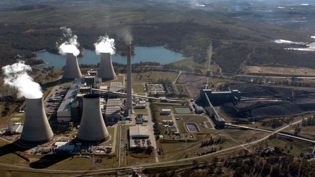 The Liddell Power Station in the Hunter Valley near Newcastle is expected to close next year but its capacity will partly be replaced by a federally funded gas-fired power plant. Picture: Dean Lewins/AAP