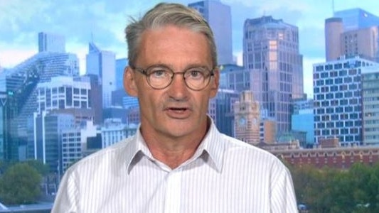 Jason Bryce held a similar protest in April 2024. Picture: Channel 7
