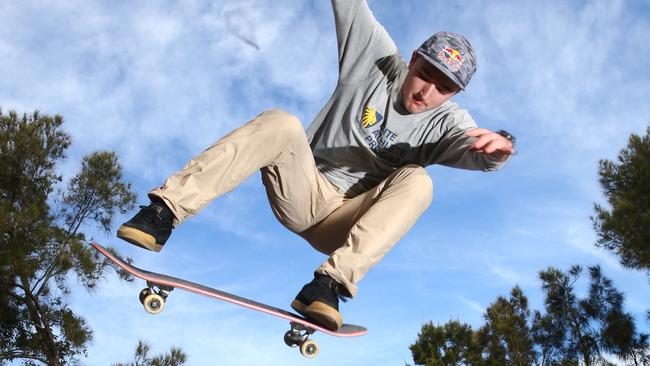 Skating great Mikey Mendoza at Mona Vale skate park. Now the council wants to build another park at North Curl Curl. Picture: Damian Shaw