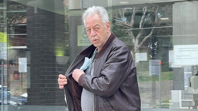 Peter Mogyorosi leaves Sutherland Court after pleading guilty. Picture: Ashleigh Tullis