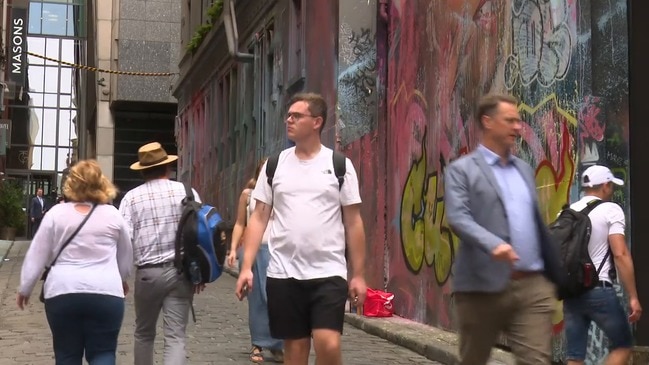 City of Melbourne calls on graffiti artists to work in Hosier Lane after vandals used fire extinguishers to paint walls