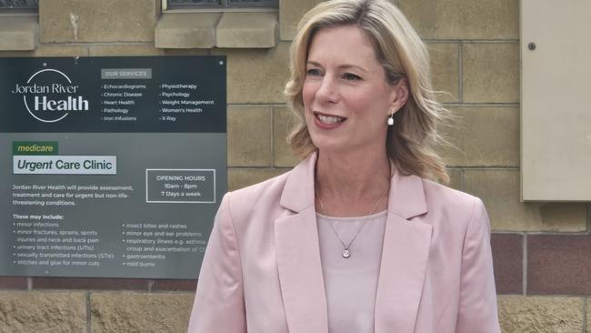 Former Tasmanian Labor leader Rebecca White steps down from state parliament to focus on federal election tilt. Picture: David Killick