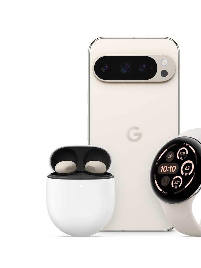 Google's new Pixel 9 range including the Fold, Pro, Buds Pro 2 and Pixel Watch 3.