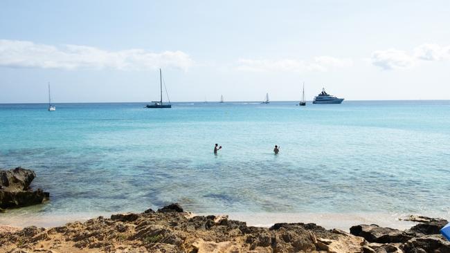 Playa de Migjorn on the Baleraric Island of Formentera, Spain. Photo: Elizabeth Meryment