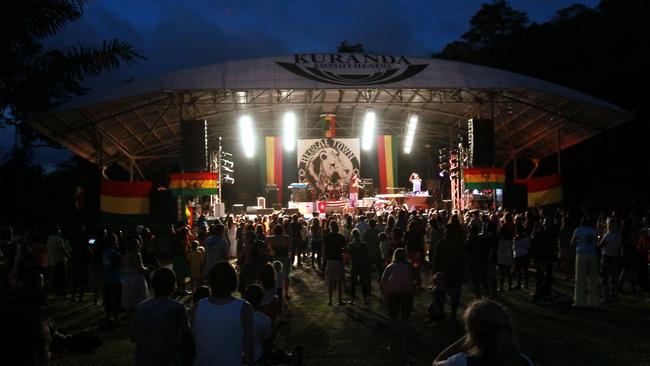 Reggaetown World Music Festival in 2012 at the Kuranda Amphitheatre.