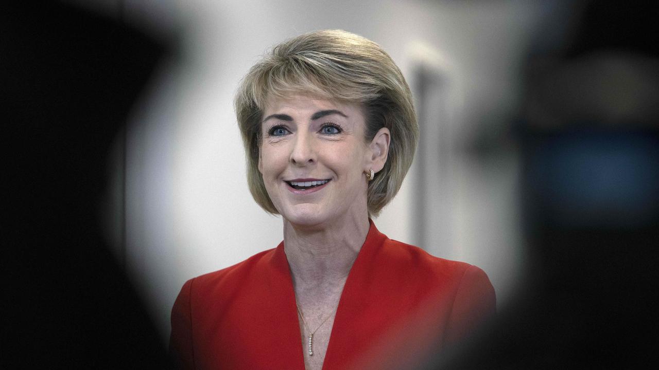 Employment Minister Michaelia says 40,000 businesses had taken on a new apprentice or trainee since October last year. Picture: NCA NewsWire / Gary Ramage