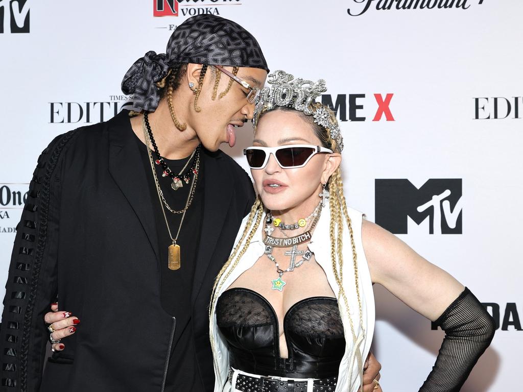 Ahlamalik Williams and Madonna at the world premiere of her documentary Madame X. Picture: Getty