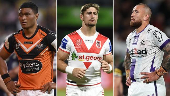 Rival clubs are monitoring the situation at the Dragons, Tigers and Storm, as the clubs risk losing some of their biggest stars, including Nelson Asofa-Solomona and Stefano Utoikamanu.