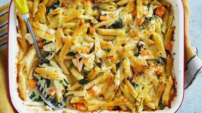 This dump-and-bake creamy chicken pasta is an even cheaper and easier alternative to our classic chicken pasta bake.