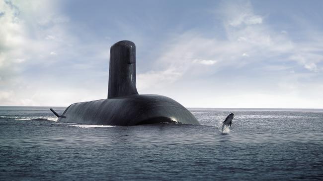 Naval Group – the French-based defence giant awarded the contract to build the 12 Attack-class submarines at Osborne – and the Federal Government will on Friday launch the first Local Manufacturing Package, expected to be worth $900m. Picture: Naval Group