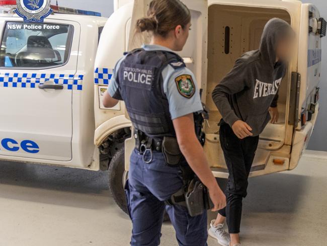 24/04/2024: A JCTT involving NSW, AFP and ASIO officers executed warrants and made arrests in Sydney. PIC: NSW Police Media