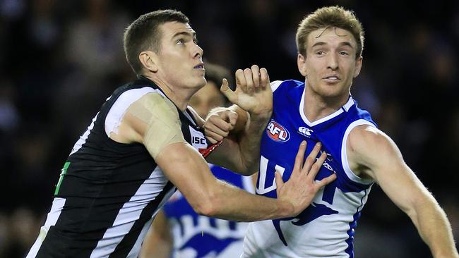 The Texan got the Pies into a grand final with his breakout 2018 preliminary final performance. Picture: Mark Stewart