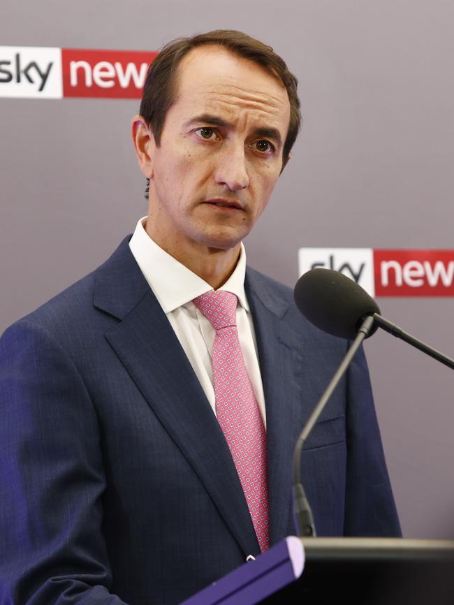 Liberal MP Dave Sharma is at risk of losing the seat of Wentworth as voters turn away from the Liberal Party’s rhetoric on trans people. Picture: Richard Dobson