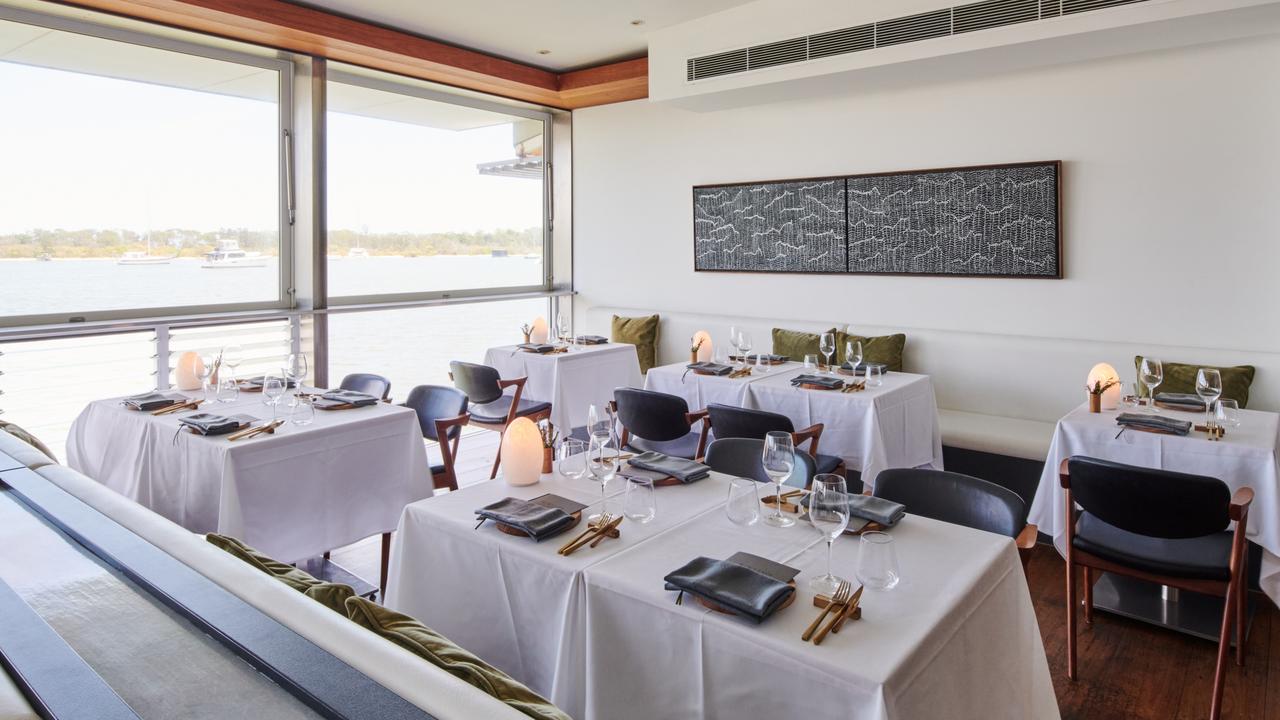 The dining room at Winston in Noosa. Picture: Darcy Starr