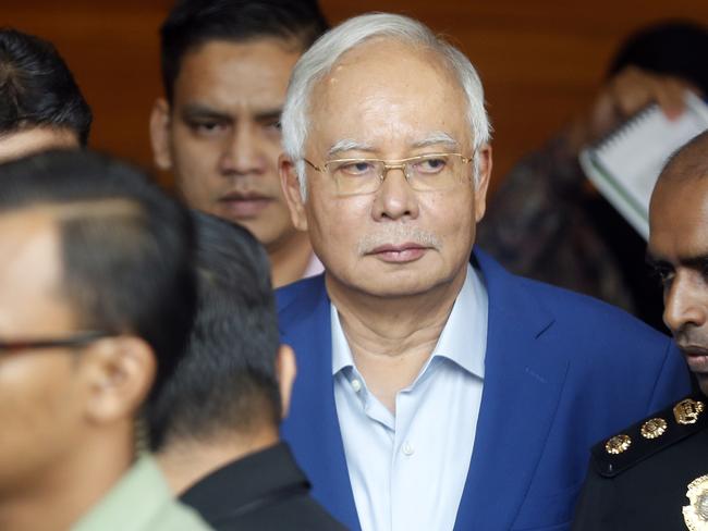 Former Malaysian Prime Minister Najib Razak. Picture: AP