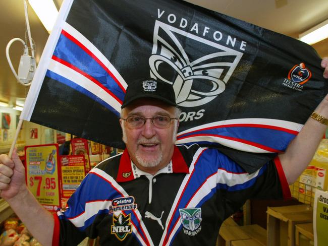 The Mad Butcher Sir Peter Leitch, well regarded as NZ’s No.1 rugby league embassador, pictured here in 2002. Picture: New Zealand Herald/Kenny Rodger