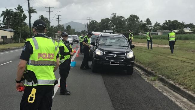 Drug testing being conducted on Queensland roads Pic: QUEENSLAND POLICE