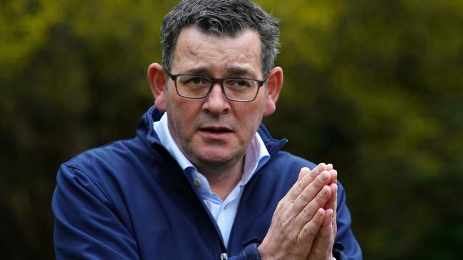 Premier Daniel Andrews announces that Victoria to pay $380m in Commonwealth Games compensation. Picture: NCA NewsWire