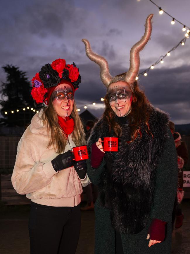 Willie Smith's Midwinter Festival Huonville - Jules Bayliss and Chanie Hyde. Picture: Caroline Tan