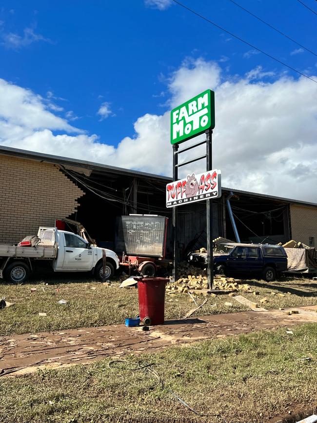 Houses and businesses in South Lismore have been decimated. Picture: Norm Black