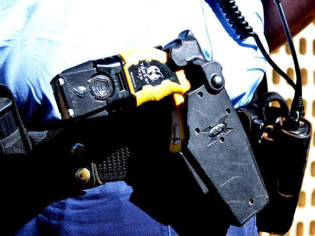 NO TASERS DEPLOYED: Police use tasers as a non-lethal weapon.Photo: Louise Cheer / South Burnett Times