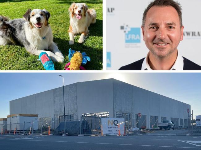 Construction is underway on a new Petstock building which opens next to Fairfield Central shopping centre in early 2025. Picture: Supplied.