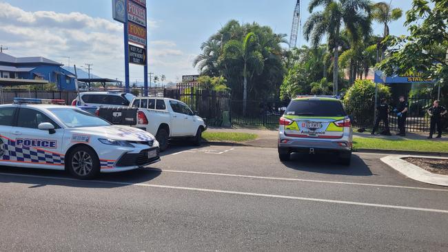 A 19-year-old woman has been charged following an alleged serious assault at the Cock and Bull in Cairns. Picture: Brendan Radke.