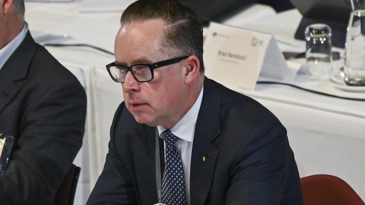 Mr Dee has called out Qantas CEO Alan Joyce for the food choices on the airline. Picture: Martin Ollman / Getty Images