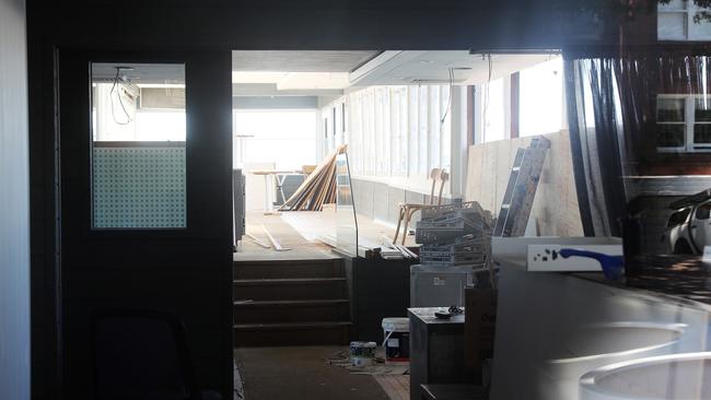 Work is being done to prepared the Boathouse Rose Bay for its February opening. Picture: Tim Hunter