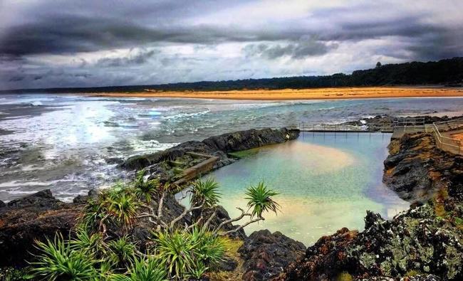 Sawtell rock pool. Picture: Lisa Stevenson