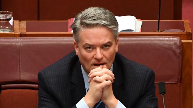 Former minister for finance Mathias Cormann. Picture: AAP