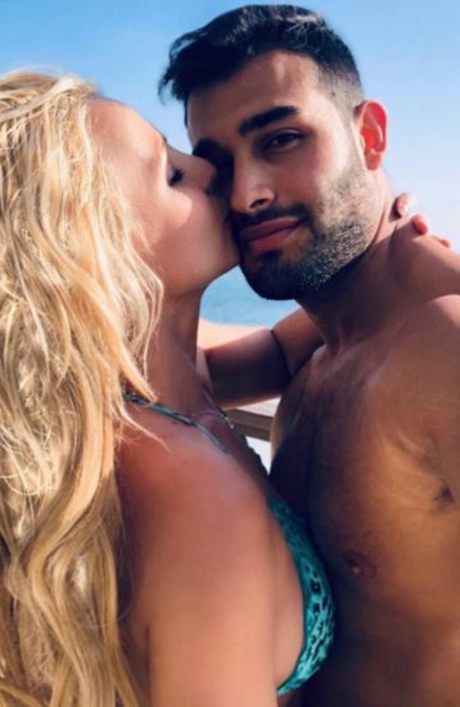 Britney Spears is dating model Sam Asghari. Picture: Instagram